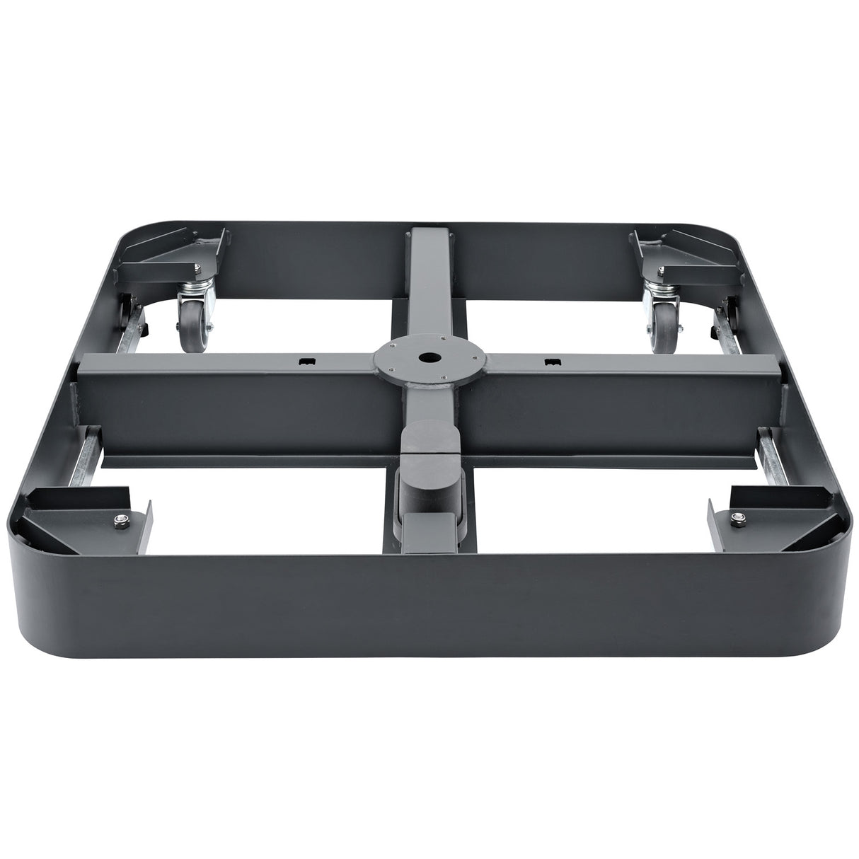 Glatz Sombrano S+ 400×300cm antraciet frame, zwart doek incl 180kg voet/afdekplaat en wielen