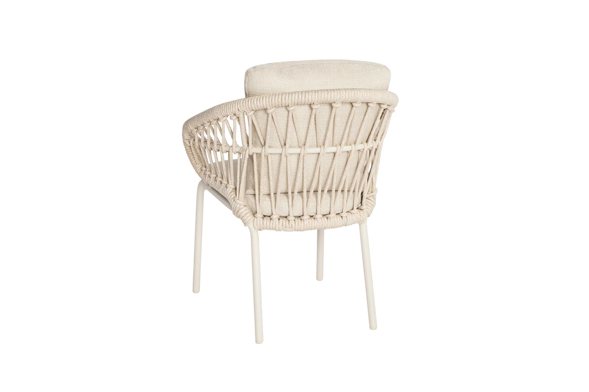 Suns Tosca dining stoel Camel sand, naturel mixed weave