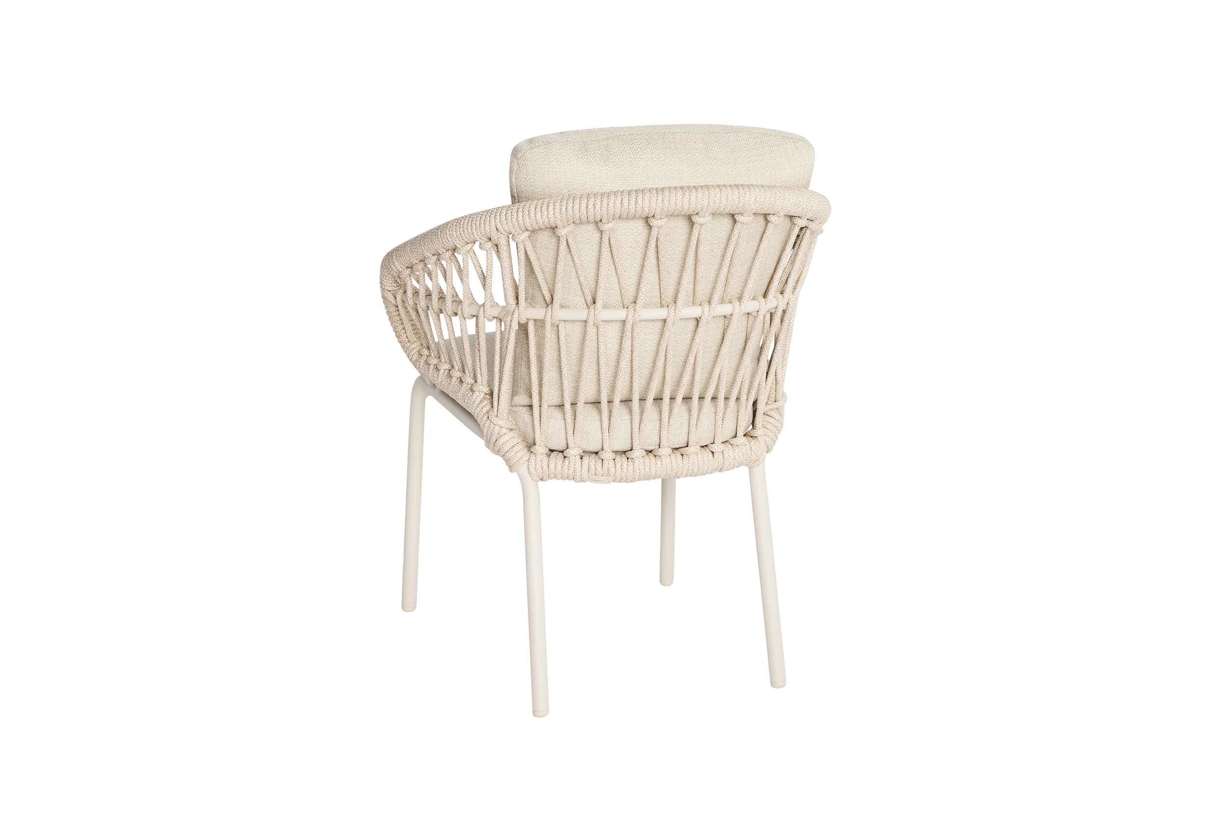 Suns Tosca dining stoel Camel sand, naturel mixed weave