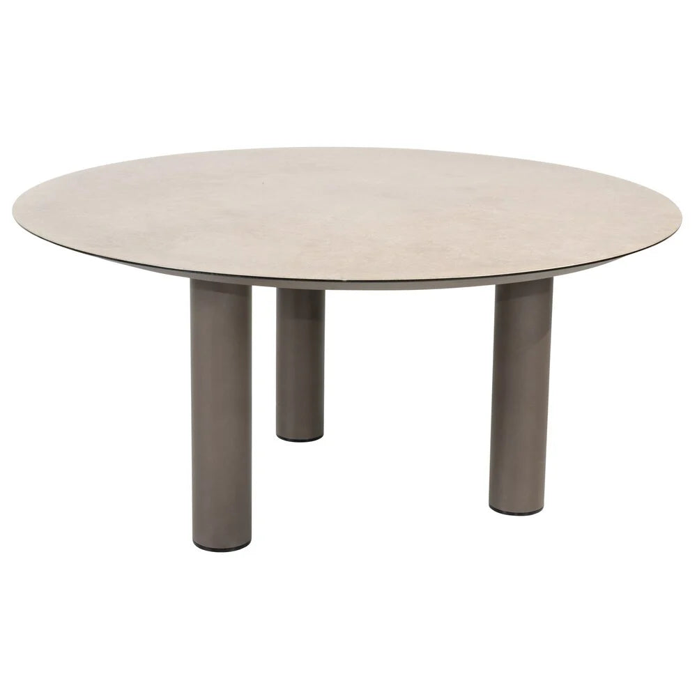 Taste 4SO Cannes low dining + Donato low dining tafel 160 cm Ø terre