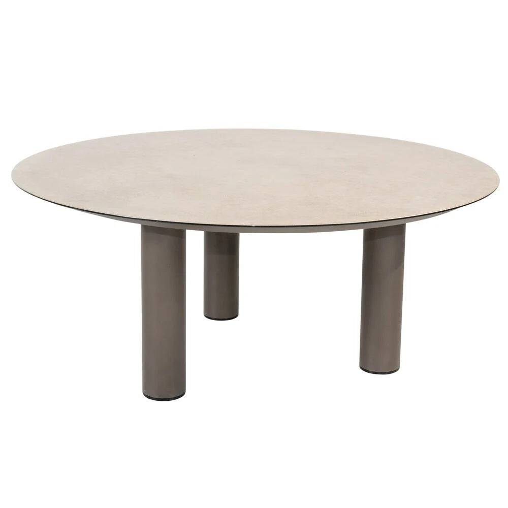 Taste 4SO Donato low dining tafel terre met printed keramiek top 160 Ø cm (H 69)