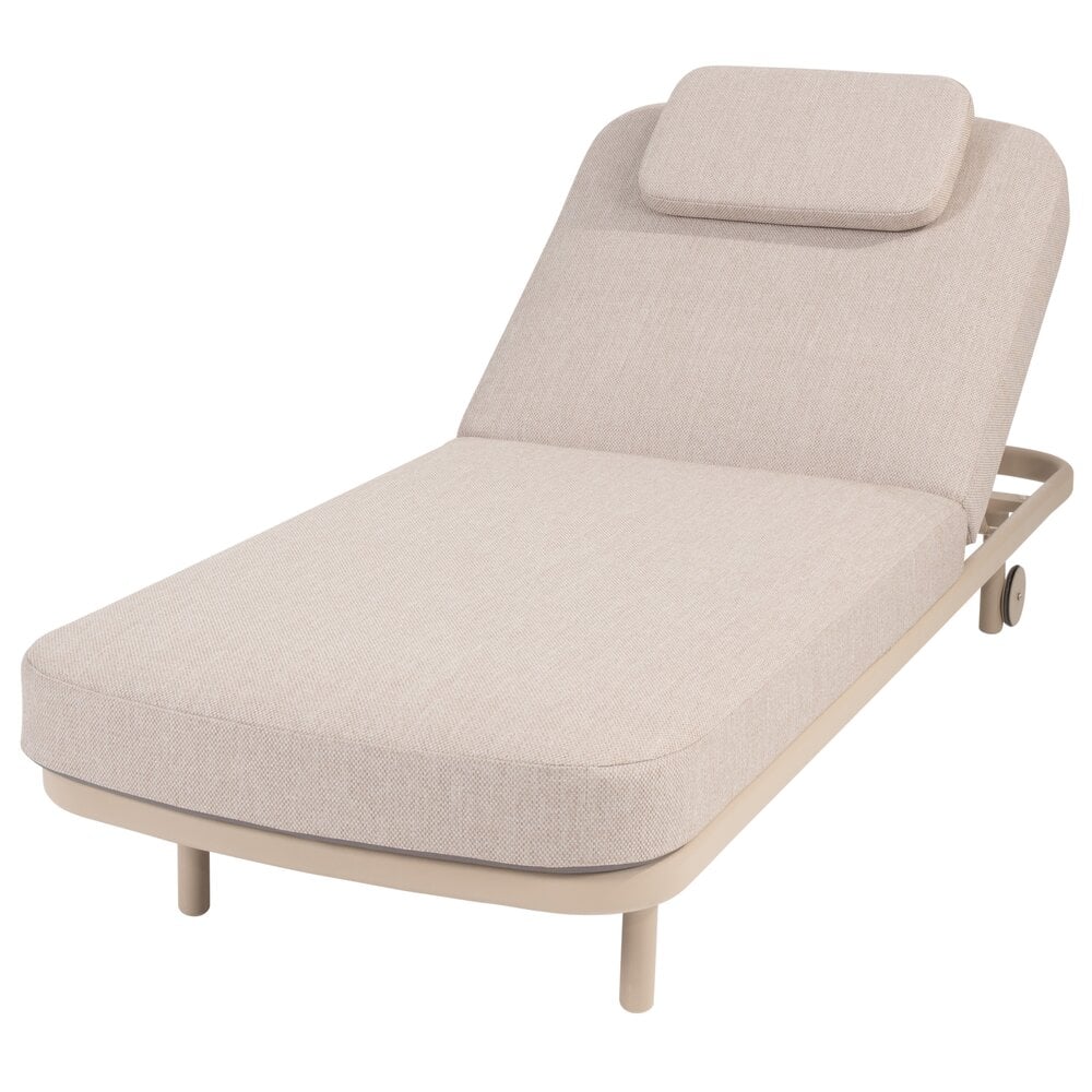 Taste 4SO Milano ligbed latte incl. kussen en hoofdsteun