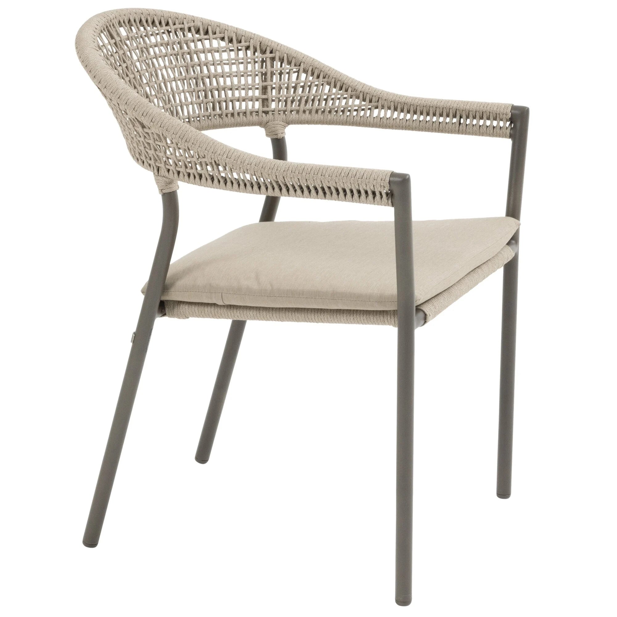 Taste 4SO Sienna stapelbare dining stoel terre incl. kussen