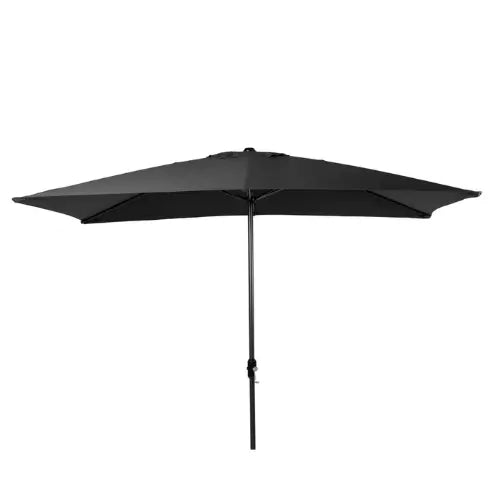 Tierra Outdoor Savi Centre Pole Parasol 200 x 300 cm Dark Grey