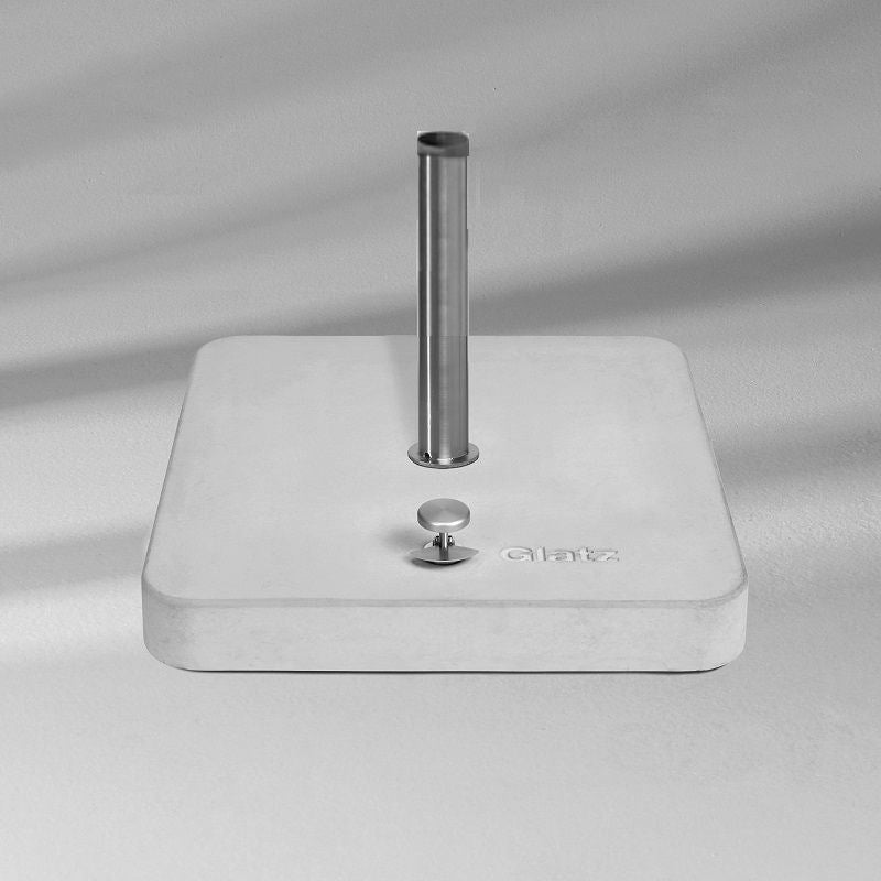 Glatz voet met rollen 90kg 80x80x12.5cm decor gegoten beton