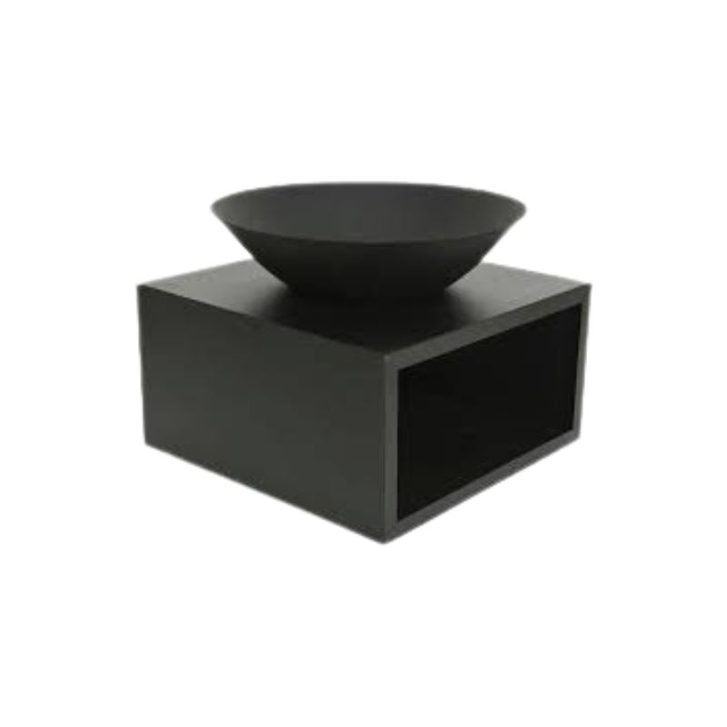 Lifestyle Vuurschaal ijzer buiten dia75-L75-W75-H58cm - zwart