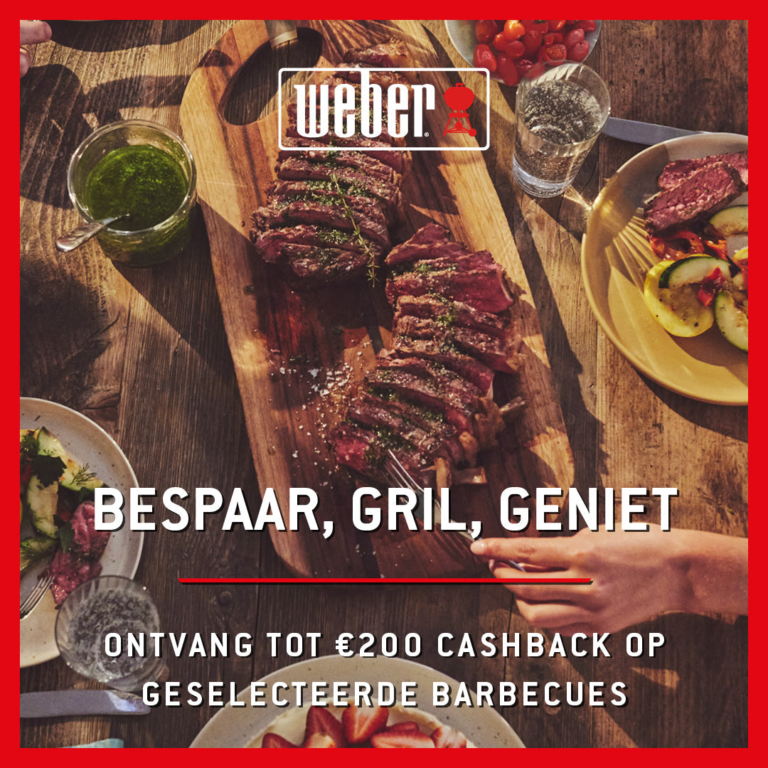 Weber NL – Spectaculaire Cashback Promotie!