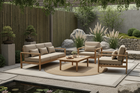 Japandi tuin: hoe je rust, natuur en design buiten samenbrengt