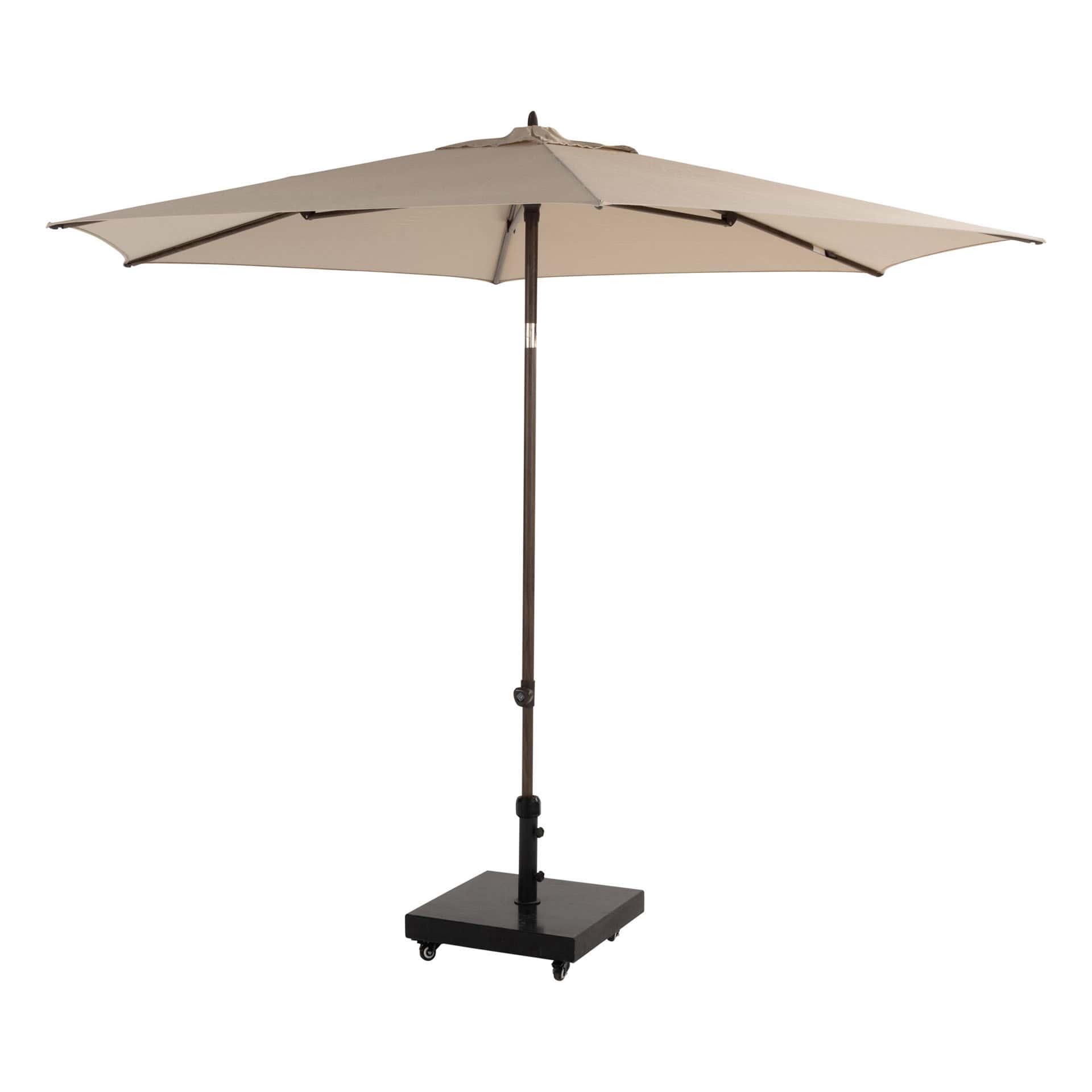 4 Seasons Outdoor Azzurro Ø300cm beach met wenge frame stokparasol