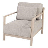 4 Seasons Outdoor Mykonos lounge stoel incl. 3 kussens