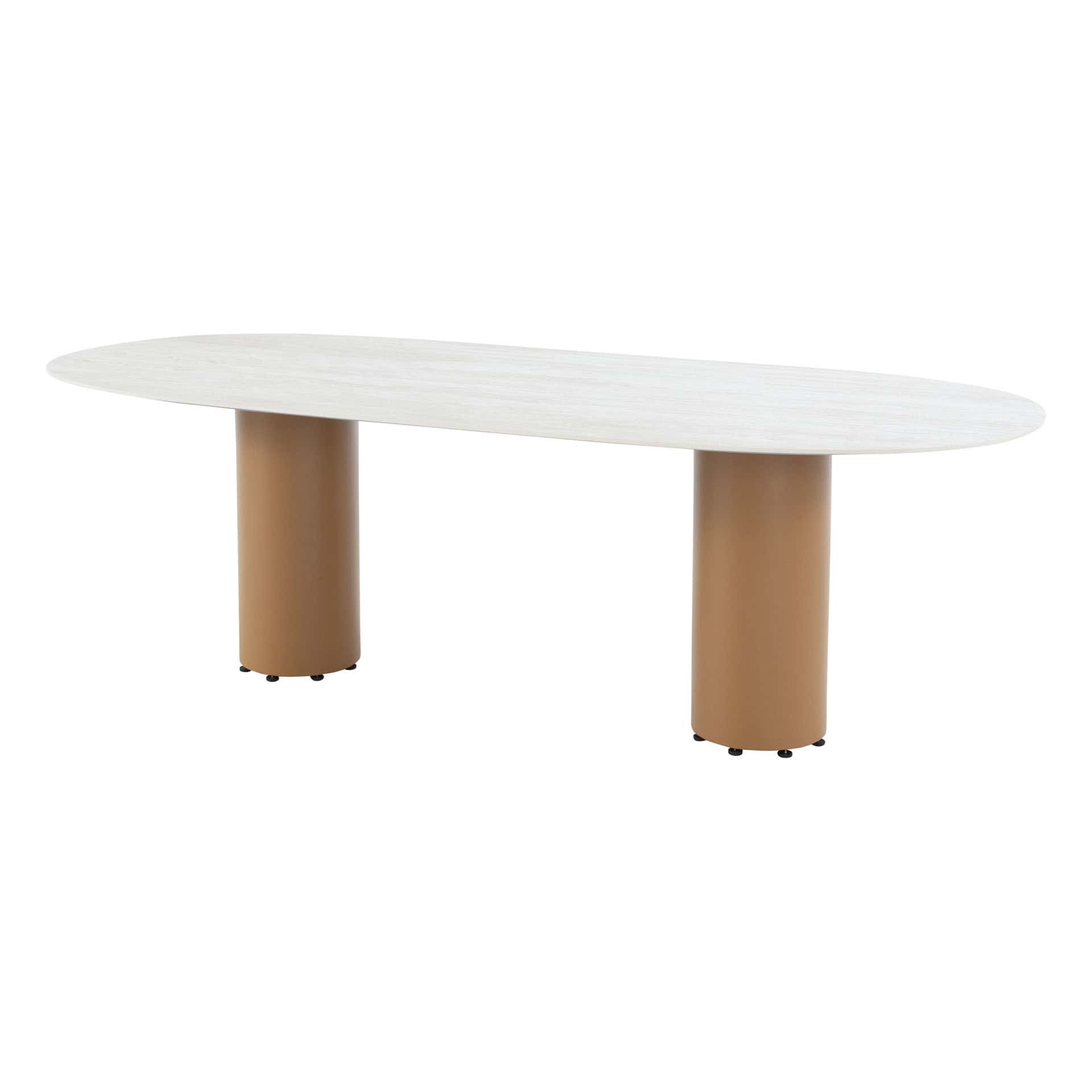 4 Seasons Outdoor Colorado eettafel keramisch travertin blad 240×105 cm