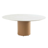 4 Seasons Outdoor Biarritz low dining set Amber + Colorado tafel 160 Ø cm