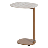 4 Seasons Outdoor Sofie bijzettafel amber met keramisch tafelblad 35 x 30 cm (H 50)
