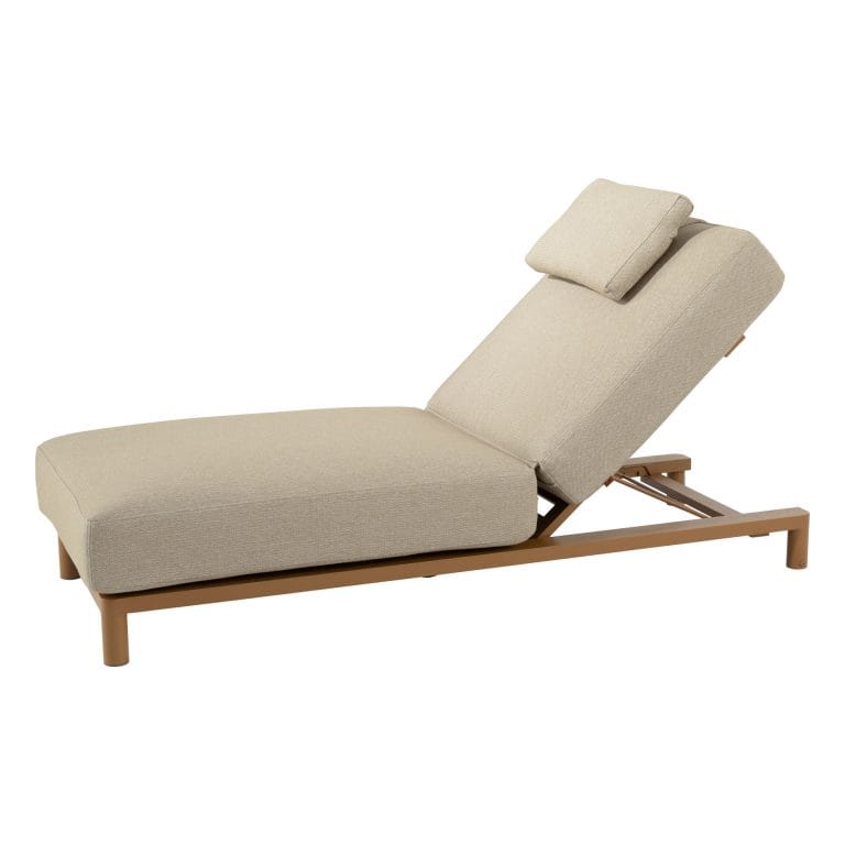 4 Seasons Outdoor Madeira ligbed amber incl. kussen en hoofdkussen