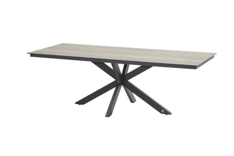 4 Seasons Outdoor Minerva tafel HPL blad wood look 220 cm