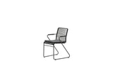 Garden Impressions Hermes stapelbare fauteuil zwart rope, zwart frame