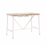 Applebee Milou Bartafel 150x78x105H Oyster teak blad