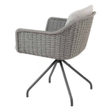 4 Seasons Outdoor Focus dining stoel zilvergrijs incl. 2 kussens