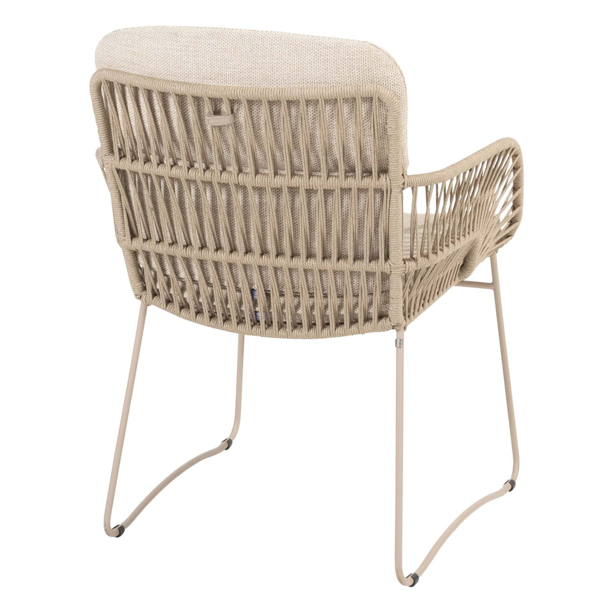 4 Seasons Outdoor Murcia dining latte + Montana tafel barrel keramiek terrazzo 240 cm teak onderstel