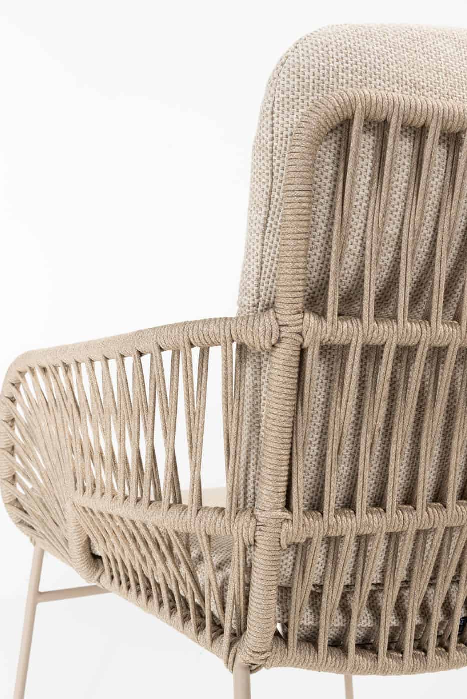 4 Seasons Outdoor Murcia dining stoel latte incl. 2 kussens