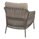 4 Seasons Outdoor Capalbio low dining stoel + Nevada low dining tafel barrel-vorm 250 cm terre