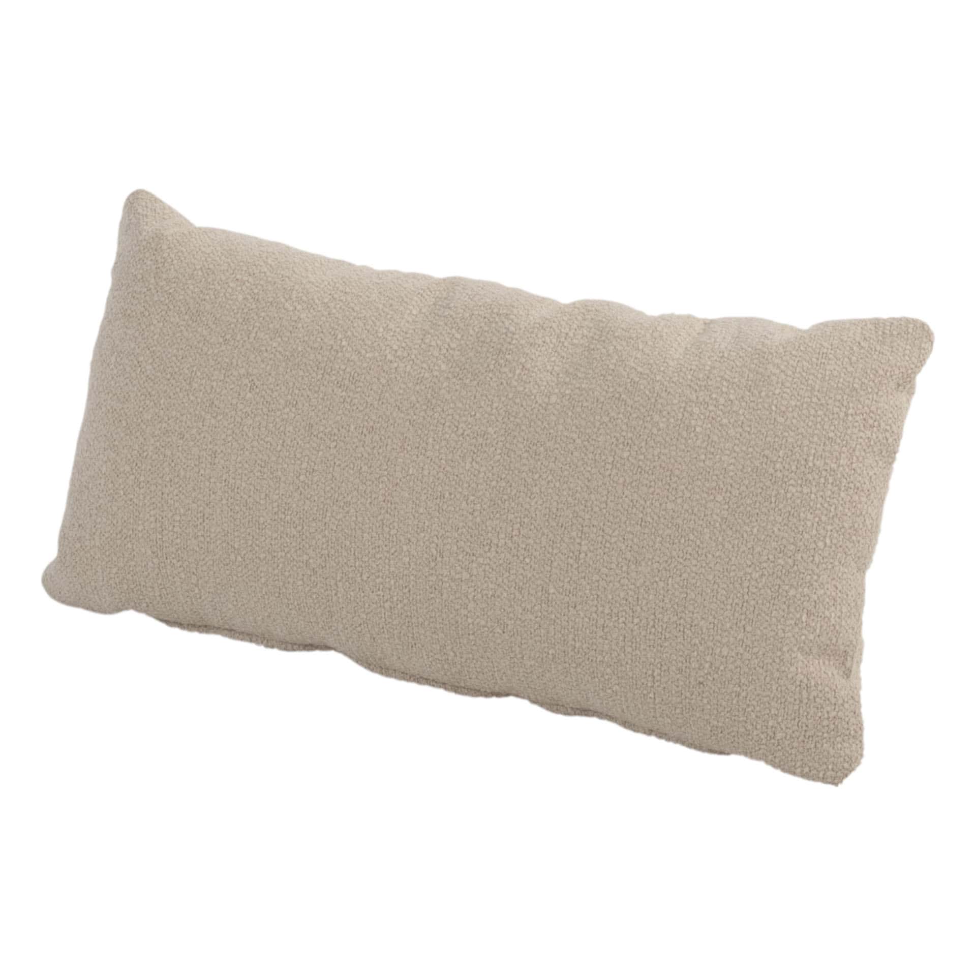 4 Seasons Outdoor Pillow 30 x 60 cm. Bouclé Cream