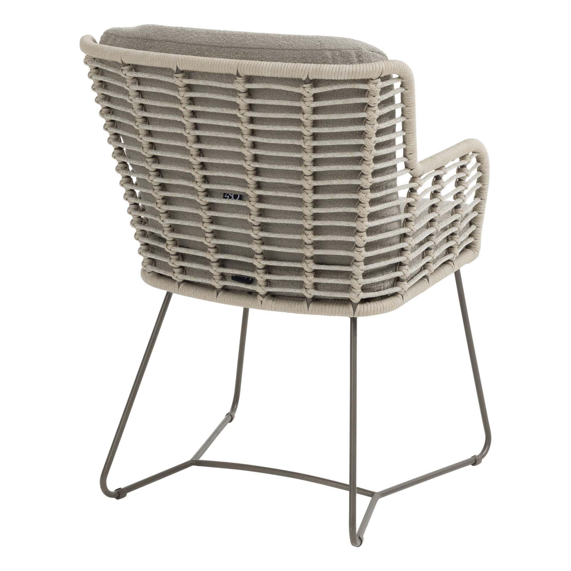 4 Seasons Outdoor Fabrice dining stoel terre incl. 2 kussens