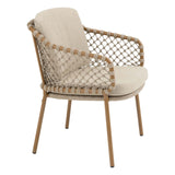 4 Seasons Outdoor Martinique dining set Amber + Taste 4SO Estate mango shape tafel