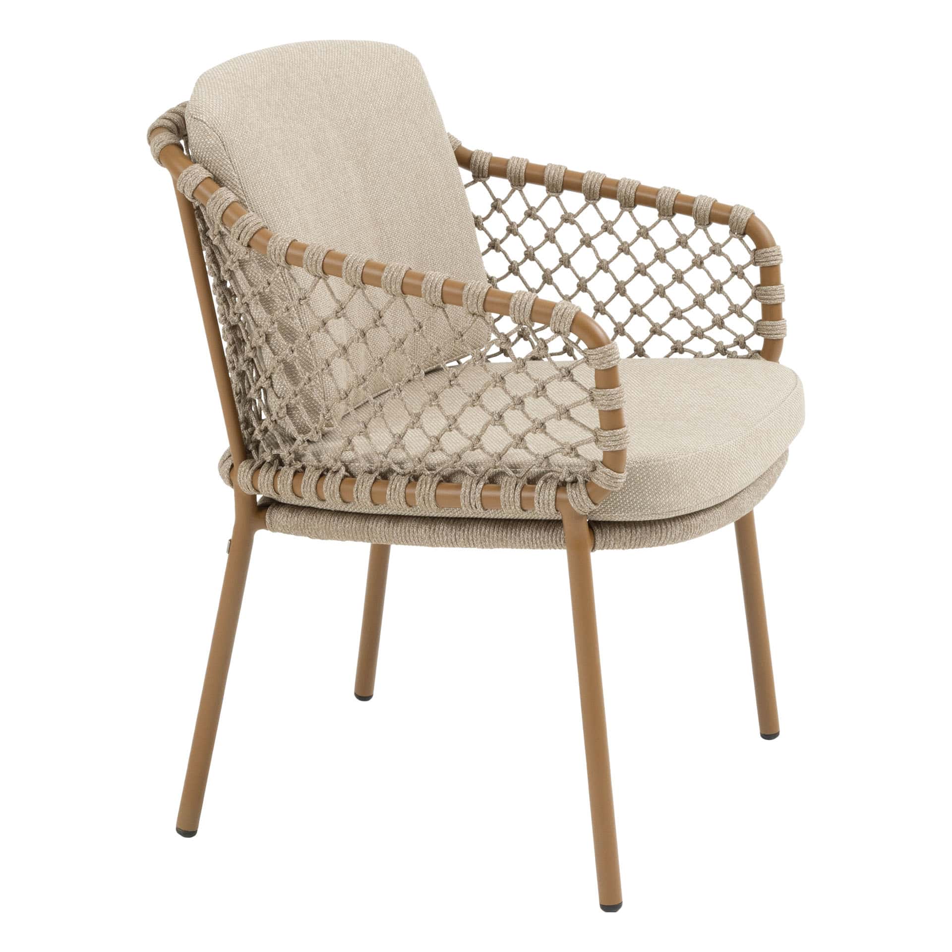 4 Seasons Outdoor Martinique dining set Amber + Taste 4SO Estate mango shape tafel