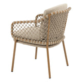 4 Seasons Outdoor Martinique dining set Amber + Taste 4SO Estate mango shape tafel