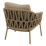 4 Seasons Outdoor Biarritz low dining set Amber + Colorado tafel 160 Ø cm