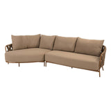 4 Seasons Outdoor Biarritz Chaise loungeset Amber: 2,5-zits bank + 2-zits armleuning