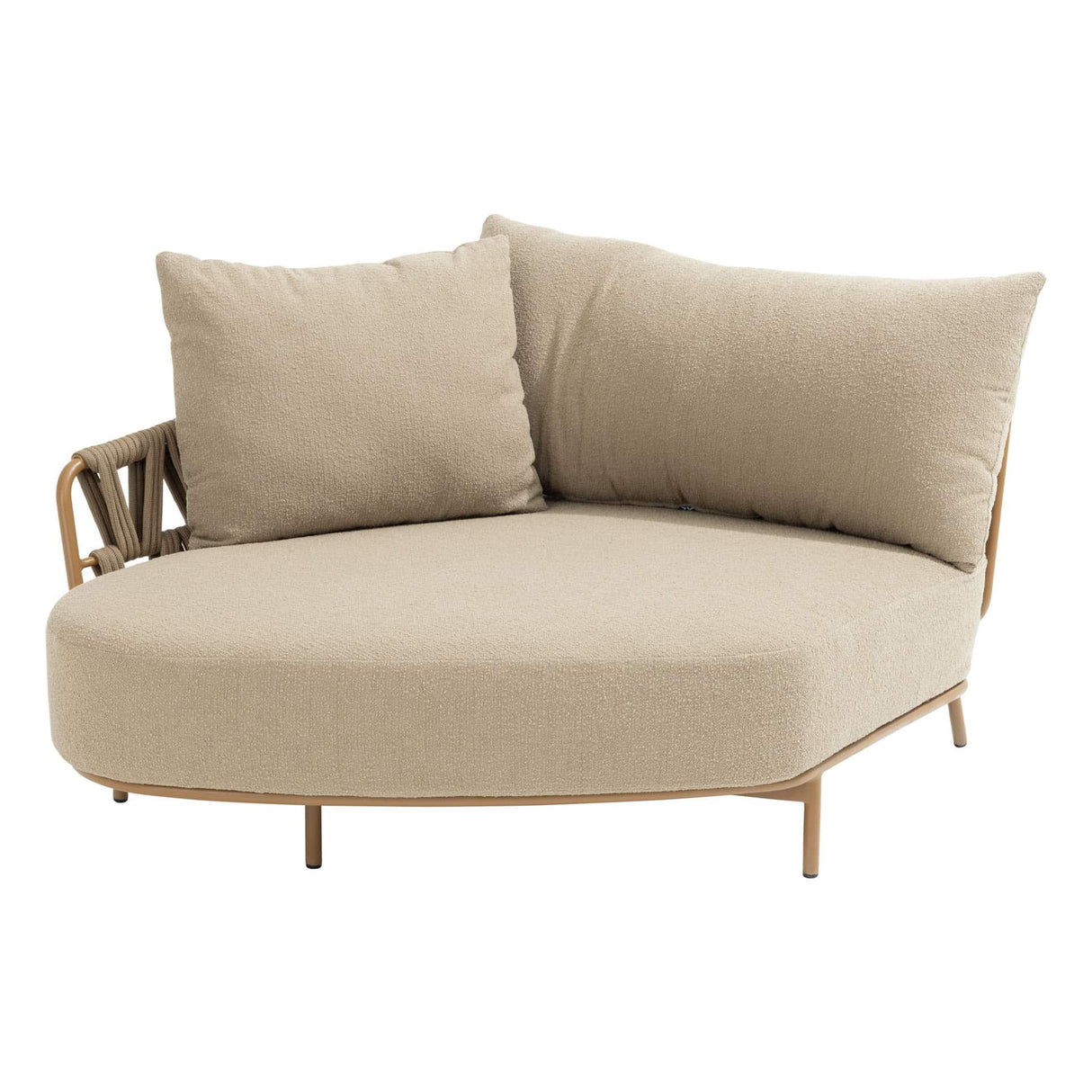 4 Seasons Outdoor Biarritz Chaise loungeset Amber: 2,5-zits bank + 2-zits armleuning