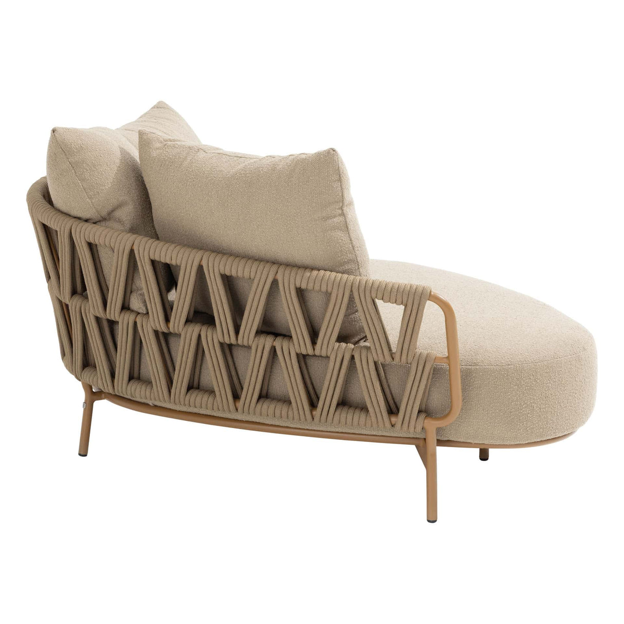 4 Seasons Outdoor Biarritz Chaise loungeset Amber: 2,5-zits bank + 2-zits armleuning