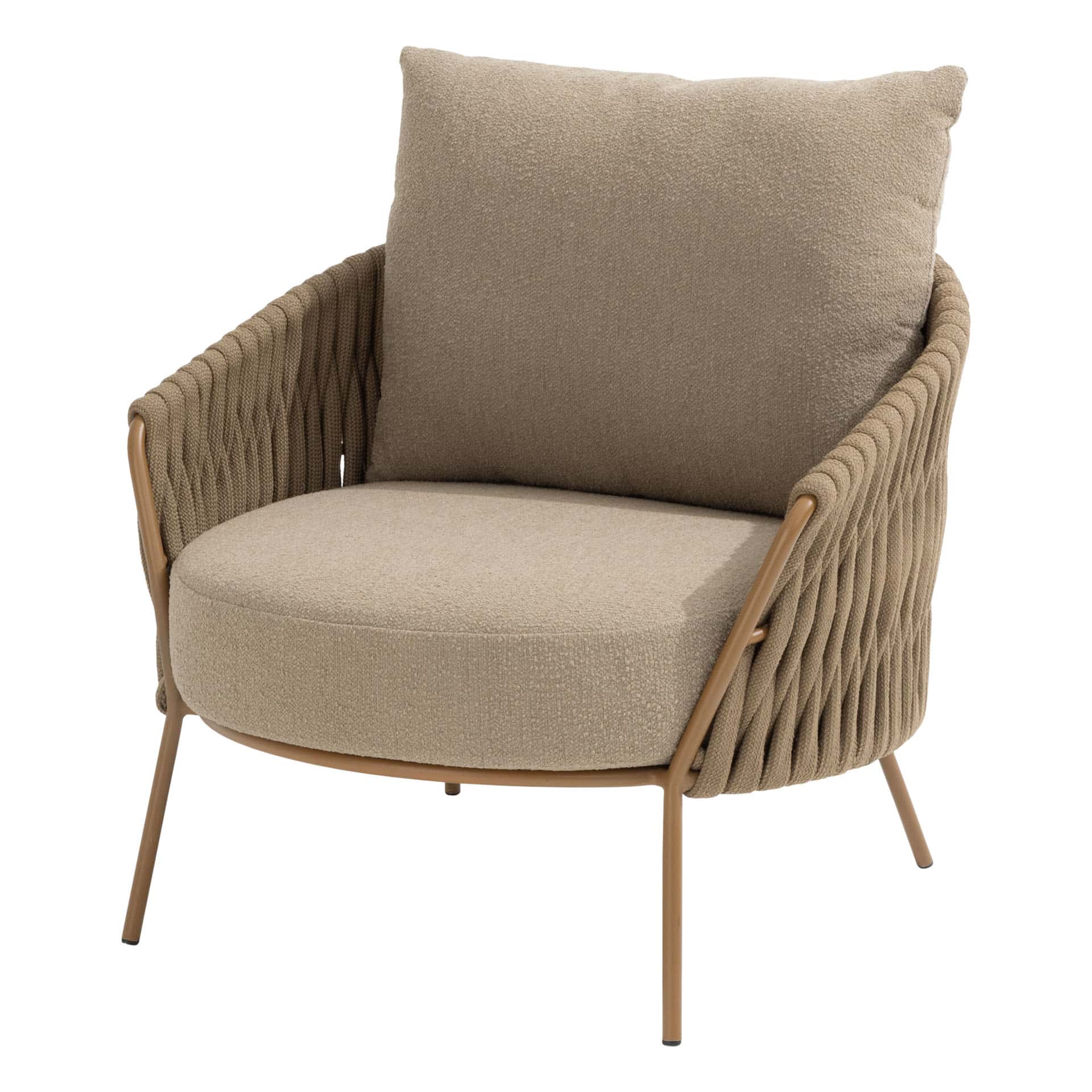 4 Seasons Outdoor Molina 3 zitsbank + loungestoelen