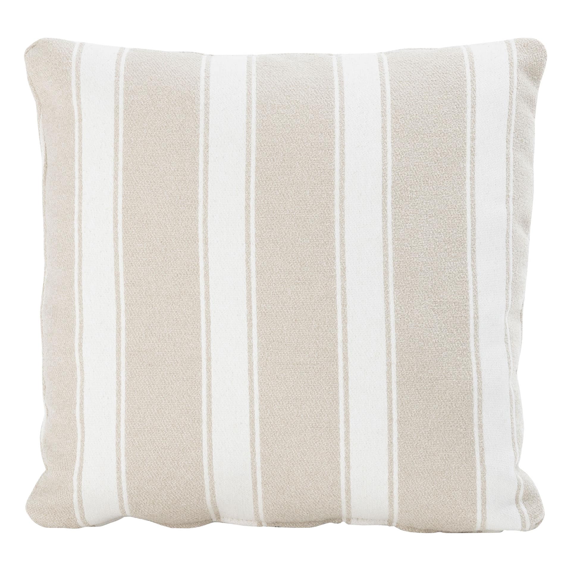 4 Seasons Outdoor Pillow 50 x 50 cm Boucle stripe Cream