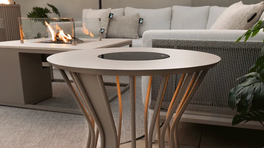 Cosilumia rond beige Ø 52 × 60 cm