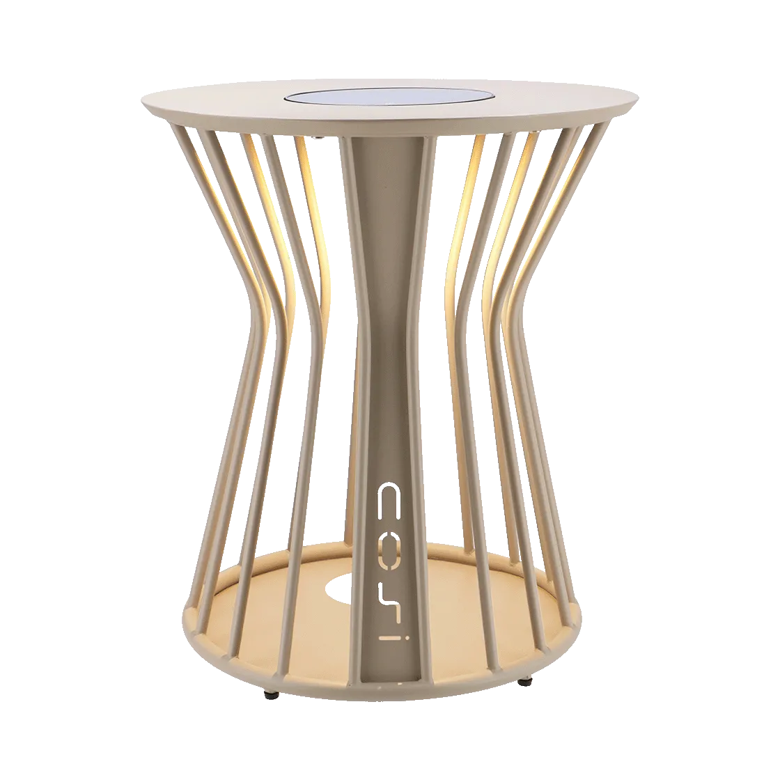 Cosilumia rond beige Ø 52 × 60 cm