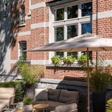 4 Seasons Outdoor Azzurro 200x300cm zand met houtlook frame