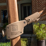 4 Seasons Outdoor Siesta Premium 300x300cm zand met houtlook frame