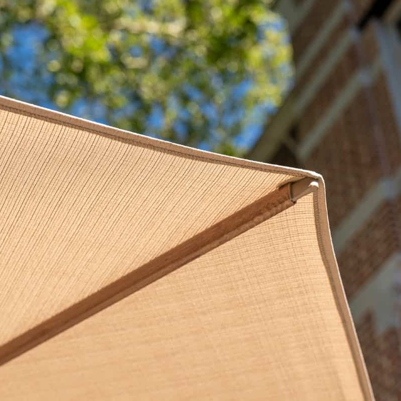 4 Seasons Outdoor Siesta Premium 300x300cm zand met houtlook frame