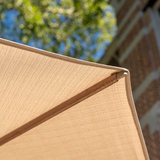 4 Seasons Outdoor Siesta Premium 300x300cm zand met houtlook frame