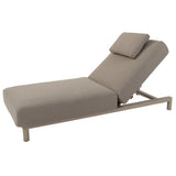 4 Seasons Outdoor Madeira ligbed latte incl. kussen en hoofdsteun boucle clay