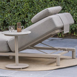 4 Seasons Outdoor Madeira ligbed latte incl. kussen en hoofdsteun boucle clay