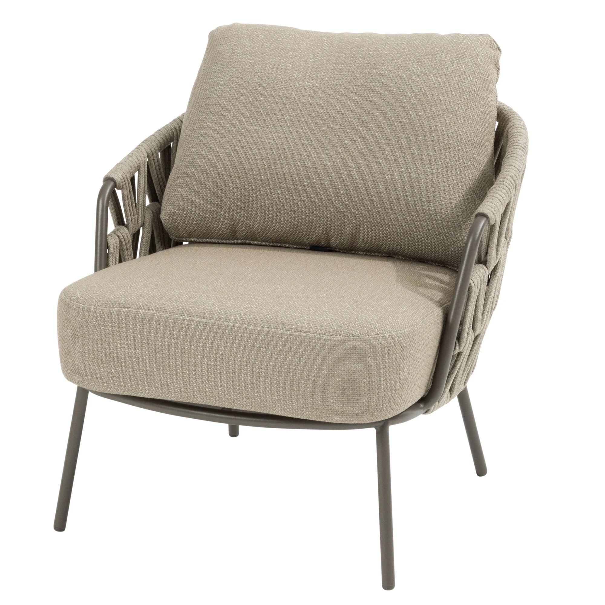 4 Seasons Outdoor Mallorca low dining stoel incl. 2 kussens