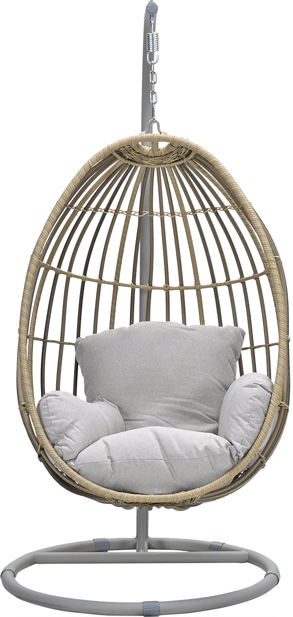 Garden Impressions Panama swing chair egg – taupe/natural/desert sand