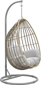 Garden Impressions Panama swing chair egg – taupe/natural/desert sand