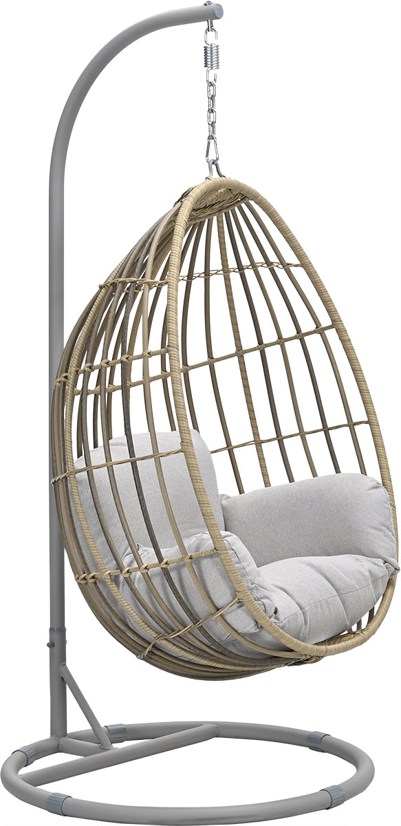 Garden Impressions Panama swing chair egg – taupe/natural/desert sand