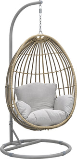 Garden Impressions Panama swing chair egg – taupe/natural/desert sand