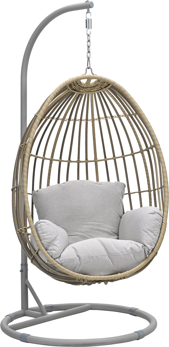 Garden Impressions Panama swing chair egg – taupe/natural/desert sand